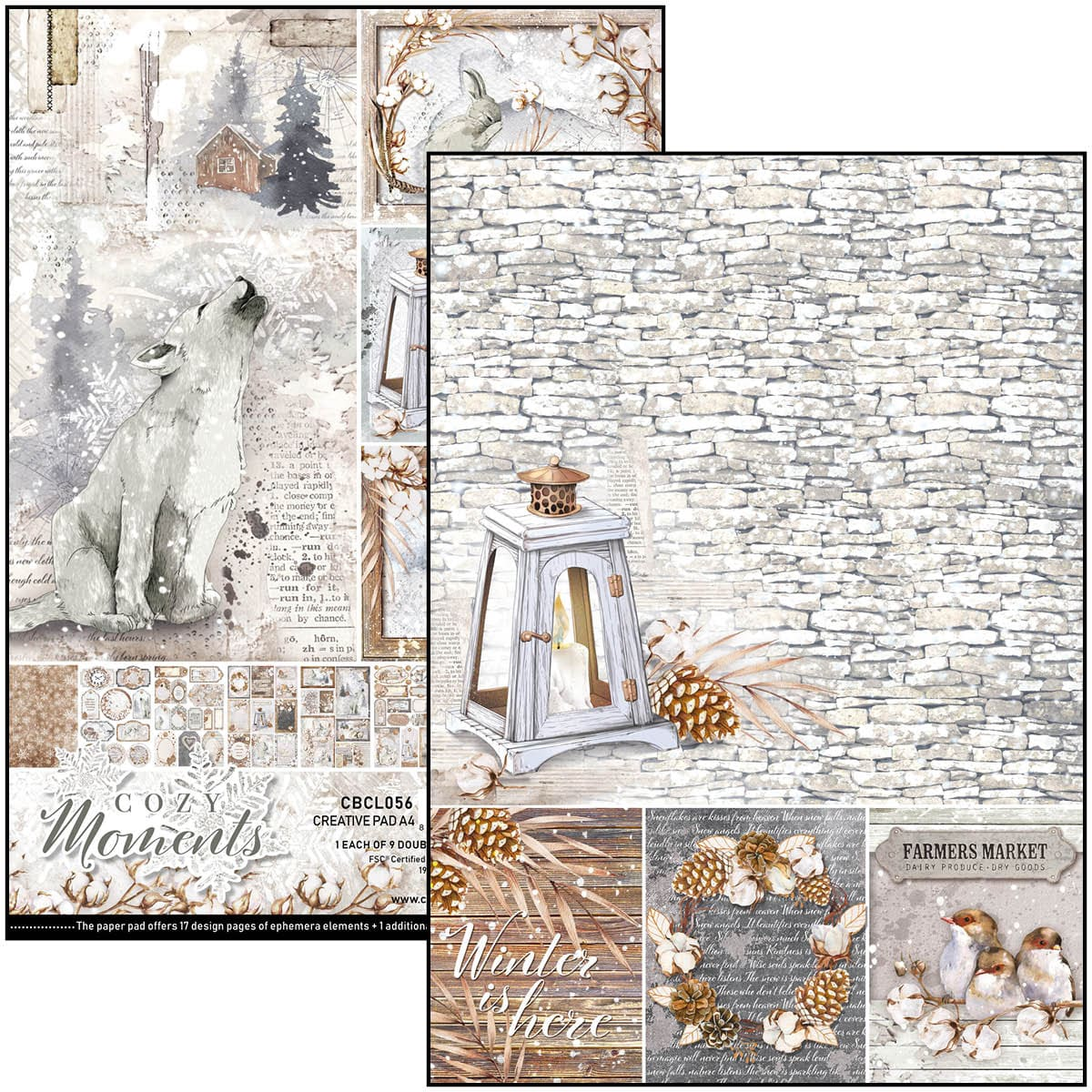 Ciao Bella Creative Pad A4 - Cozy Moments