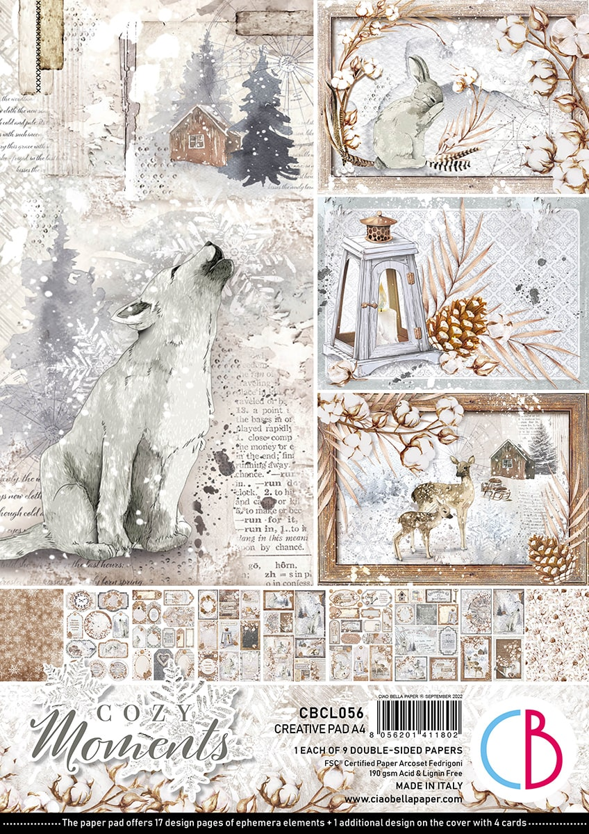 Ciao Bella Creative Pad A4 - Cozy Moments