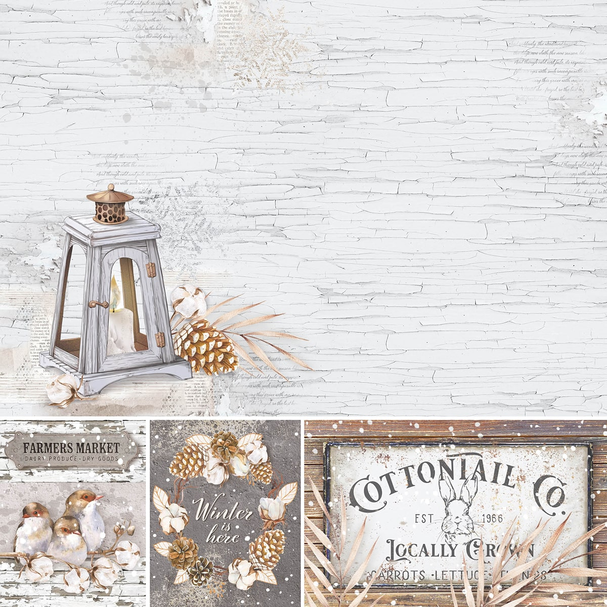 Ciao Bella Paperpad "Cozy Moments" 8x8 '' (20,3x20,3 cm)