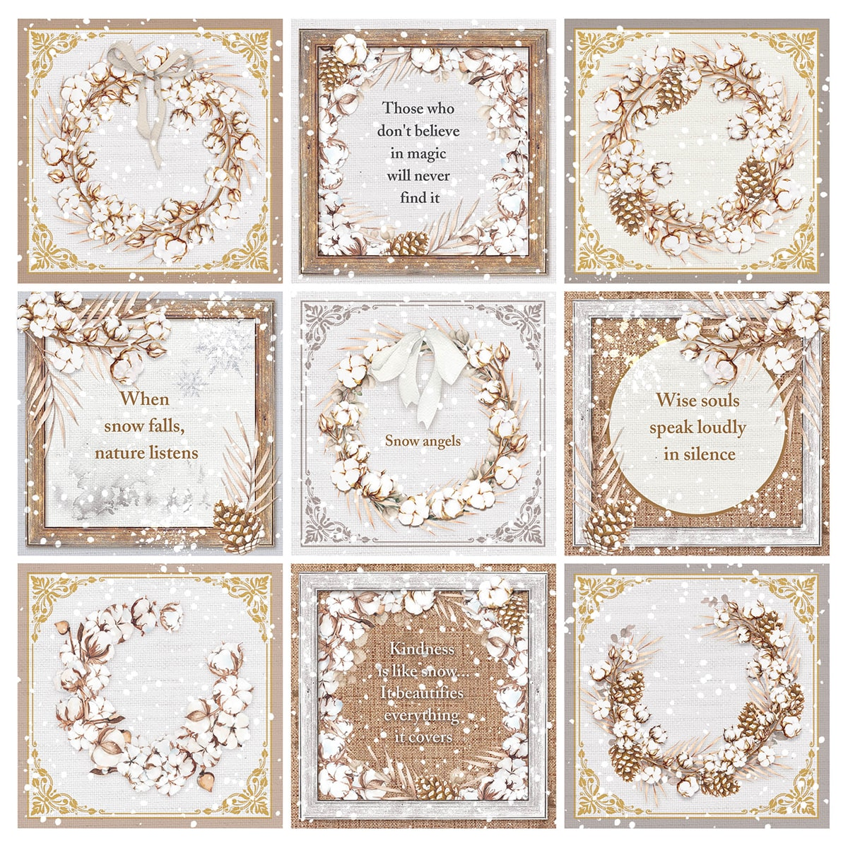 Ciao Bella Paperpad "Cozy Moments" 8x8 '' (20,3x20,3 cm)