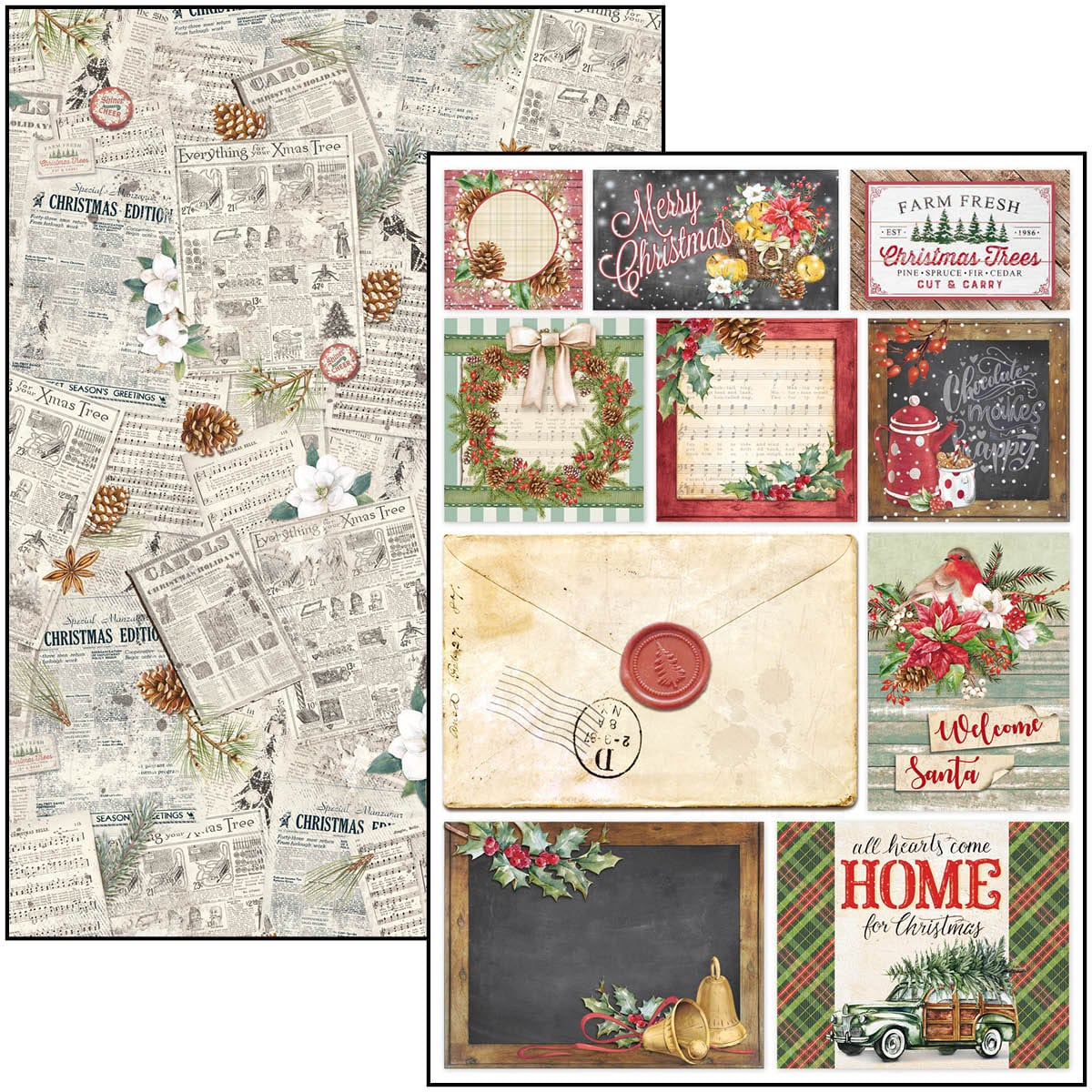 Ciao Bella Creative Pad A4 "Christmas Vibes"