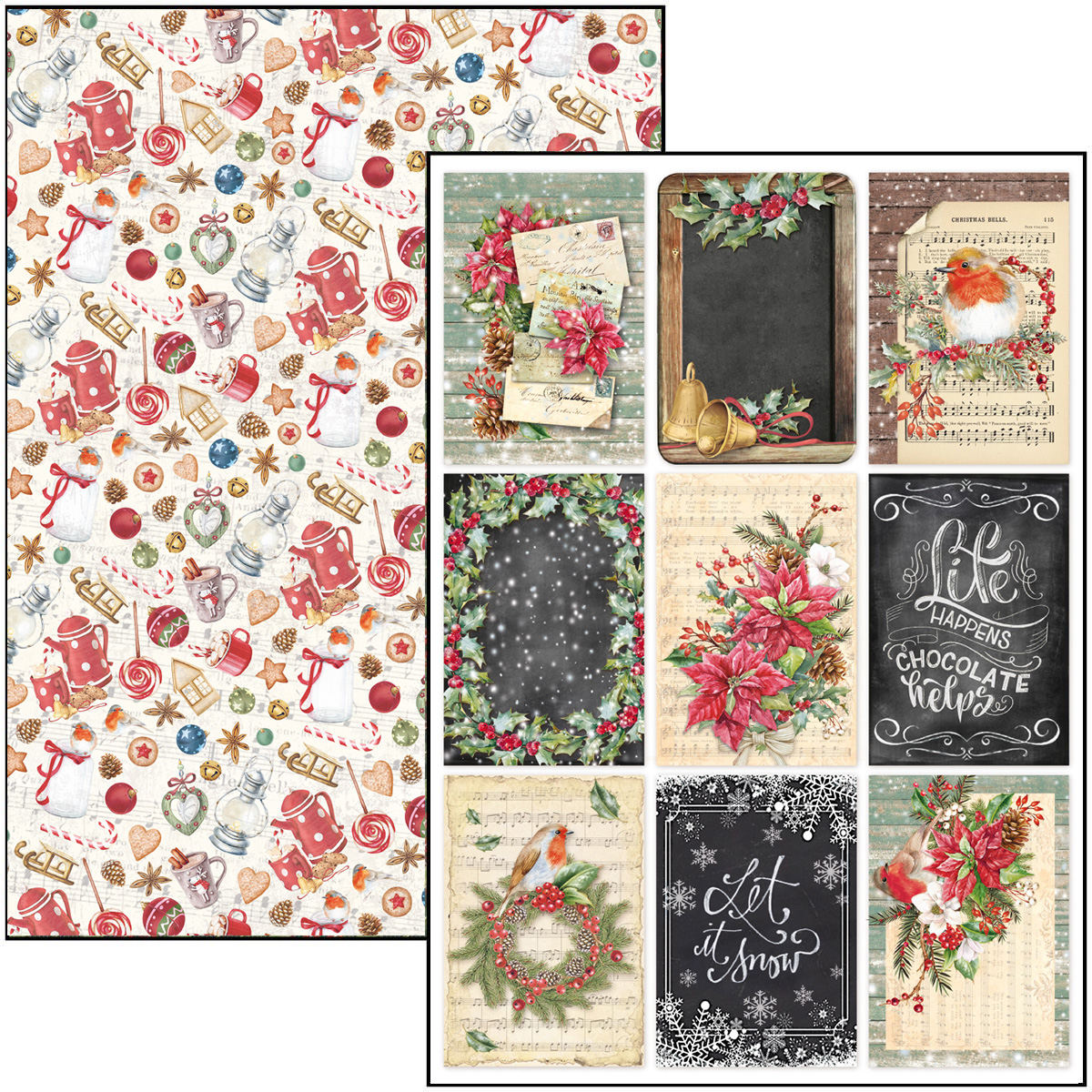 Ciao Bella Creative Pad A4 "Christmas Vibes"