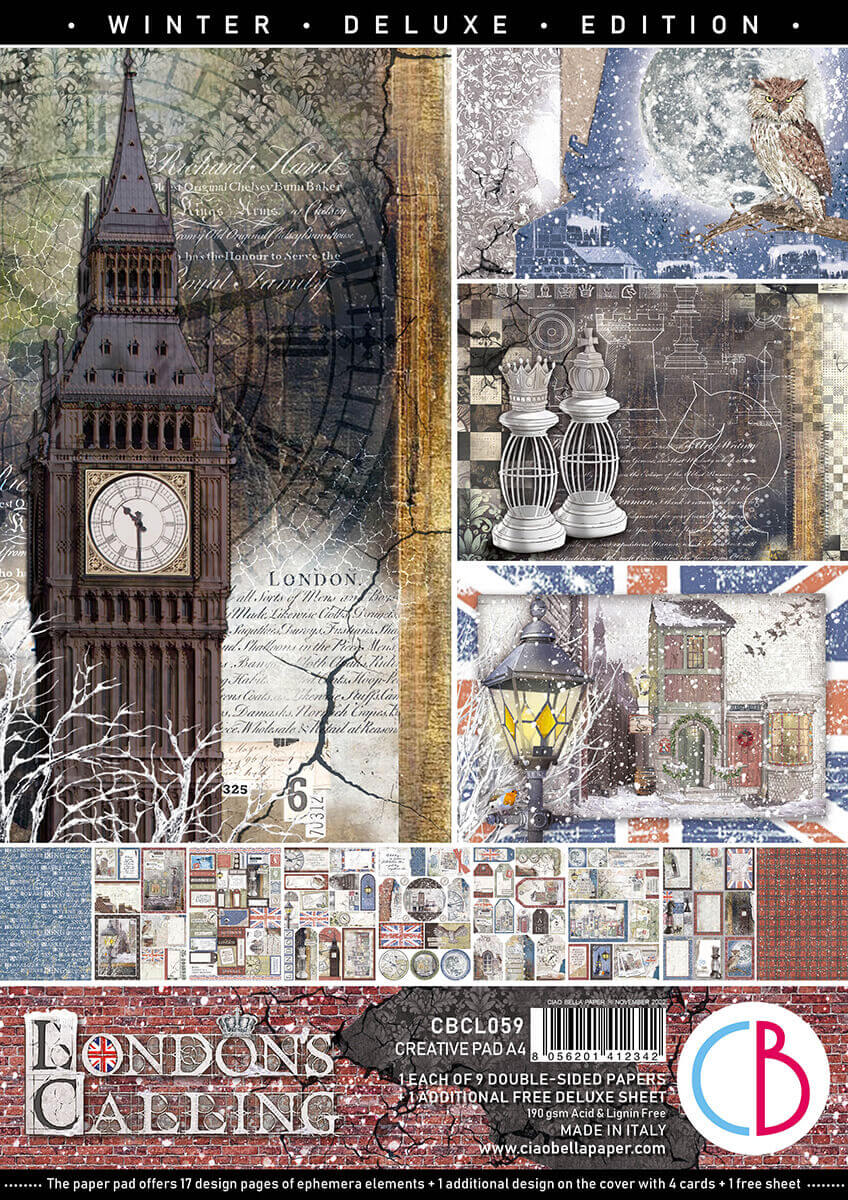 Ciao Bella Creative Pad A4 "London Calling"