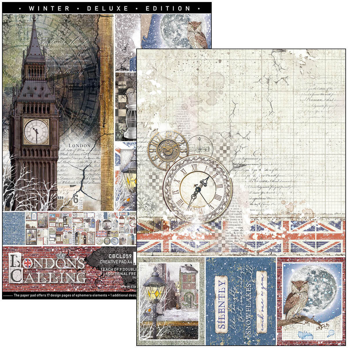 Ciao Bella Creative Pad A4 "London Calling"