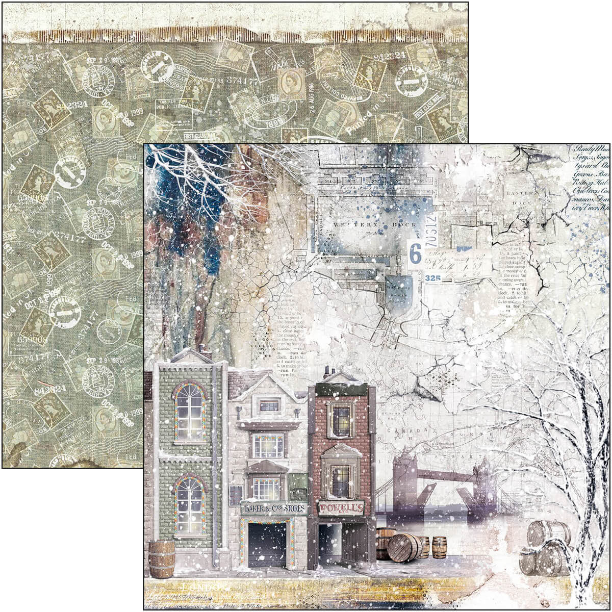 Ciao Bella Paperpad "London Calling" 8x8 '' (20,3x20,3 cm)