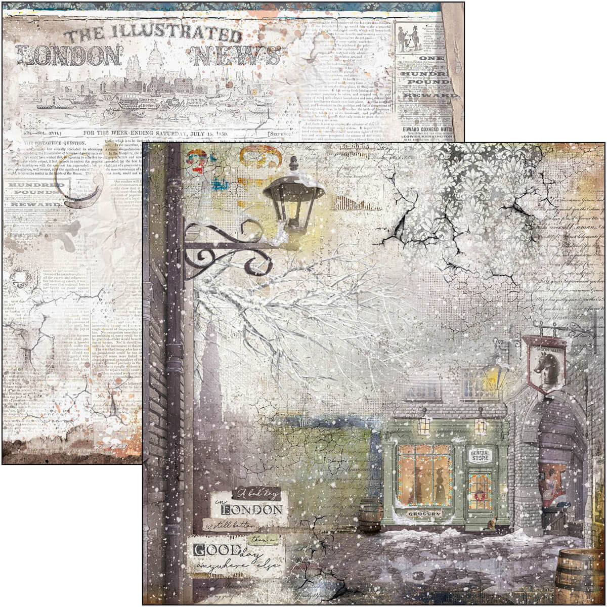 Ciao Bella Paperpad "London Calling" 8x8 '' (20,3x20,3 cm)