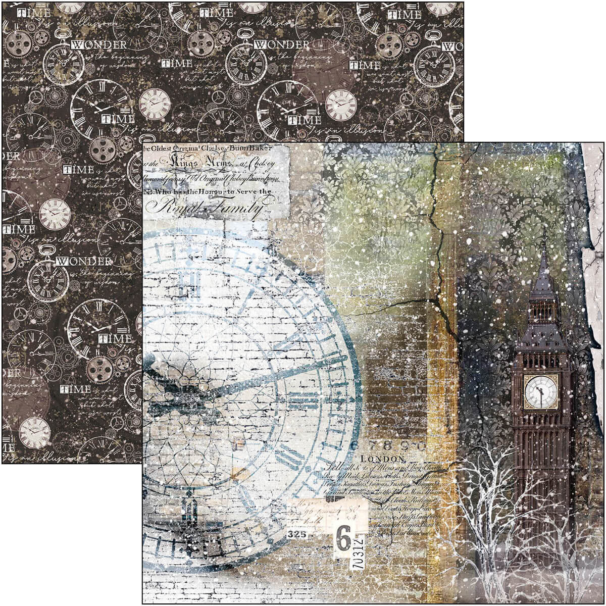 Ciao Bella Paperpad "London Calling" 8x8 '' (20,3x20,3 cm)