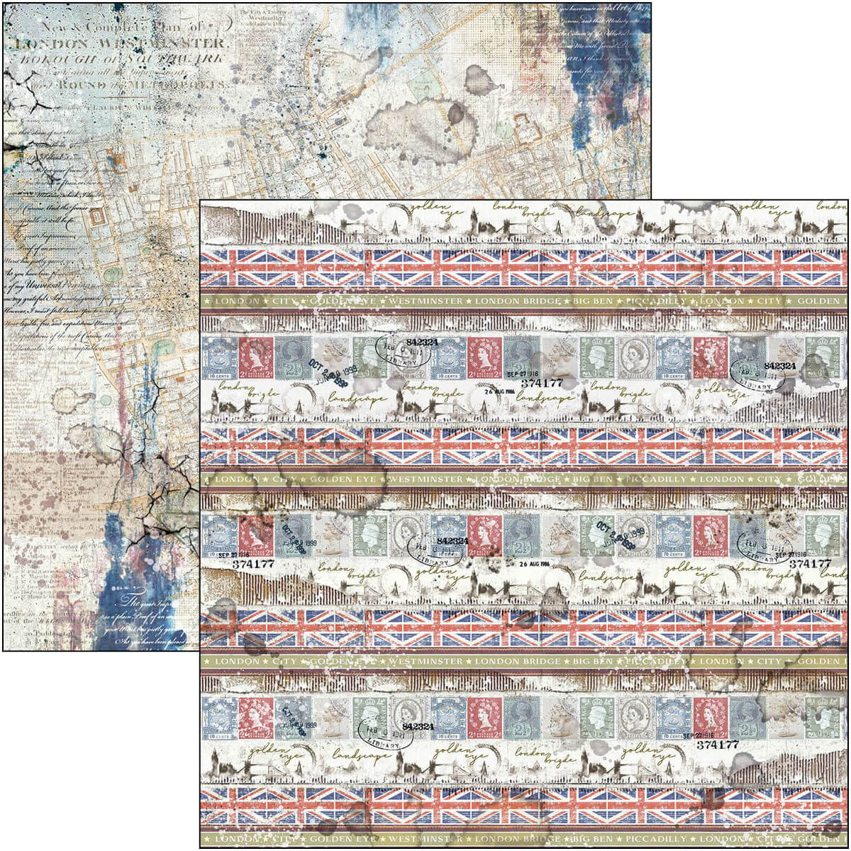 Ciao Bella Paperpad "London Calling" 8x8 '' (20,3x20,3 cm)