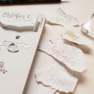 Mu Lifestyle Clear Stamps "Month Stamp Set"