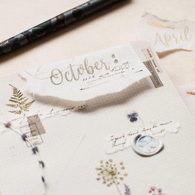 Mu Lifestyle Clear Stamps "Month Stamp Set"