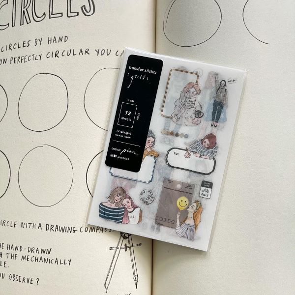 Pion Transfer Stickers - Girls