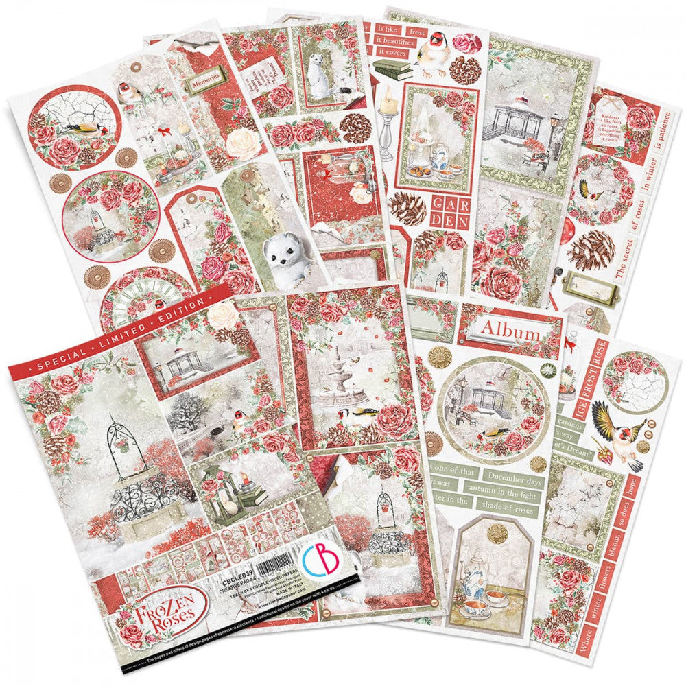 Ciao Bella Creative Pad A4 - Frozen Roses
