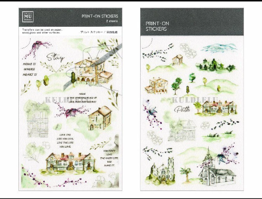 Mu Lifestyle Print On Sticker 112