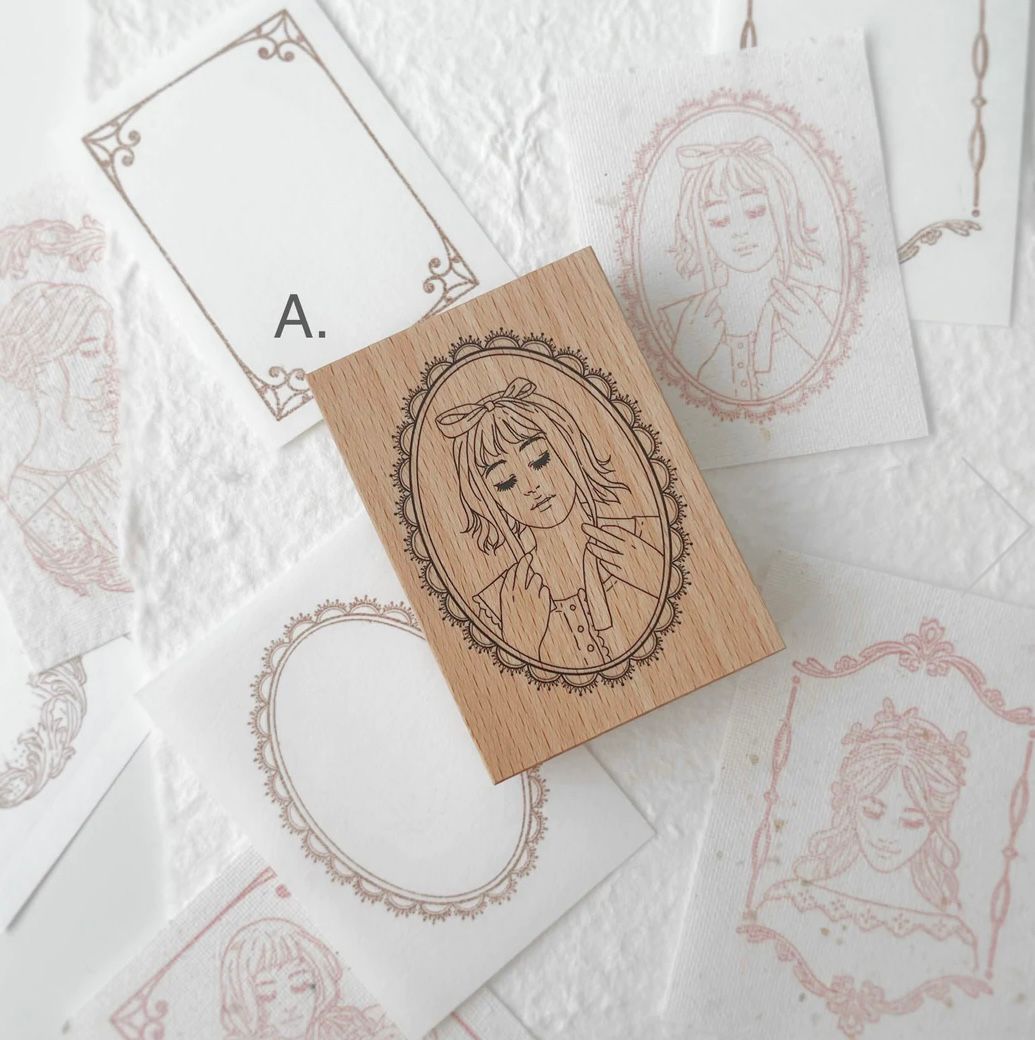 Journal Pages x Windry - Trinkets Girls Rubber Stamps