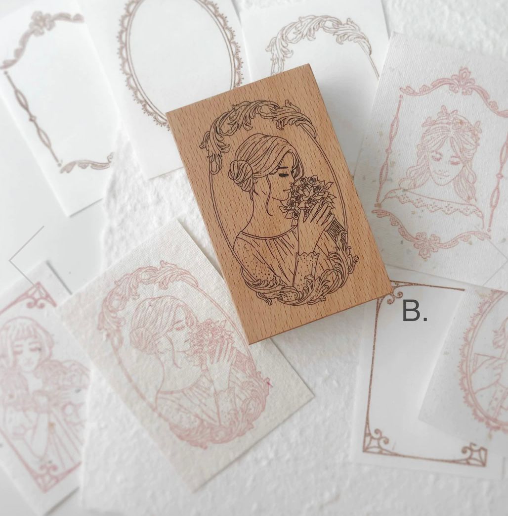 Journal Pages x Windry - Trinkets Girls Rubber Stamps