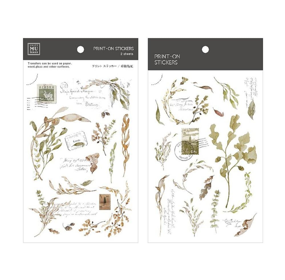 Mu Lifestyle Print On Sticker 201
