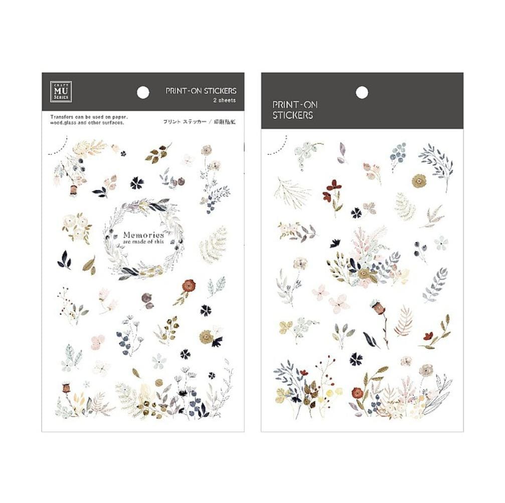 Mu Lifestyle Print On Sticker 202