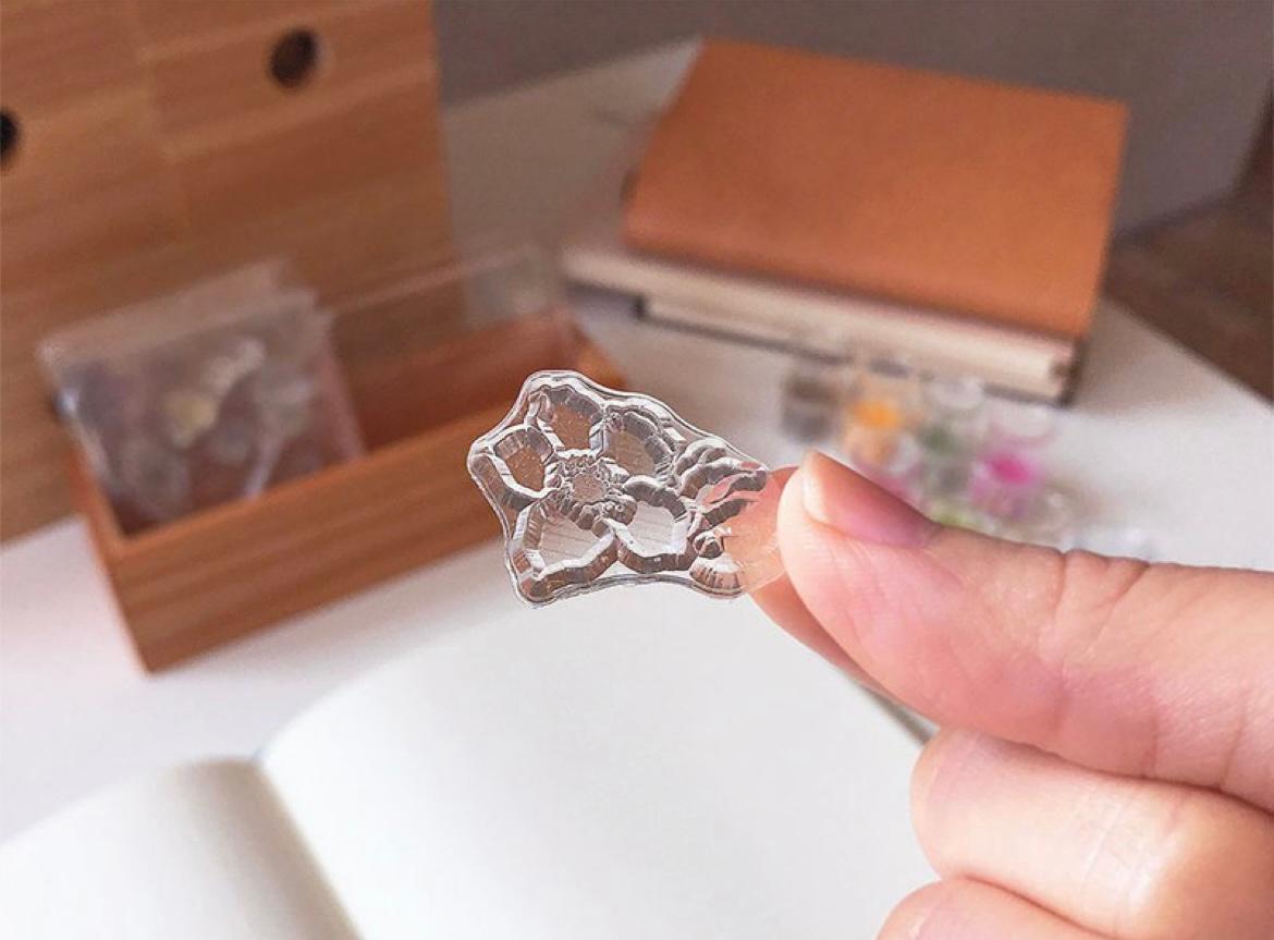 Mu Lifestyle Clear Rubber Stamps "no.04-World I"