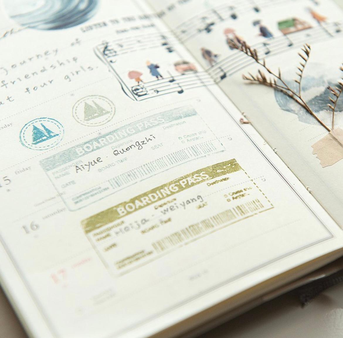 Mu Lifestyle Clear Rubber Stamps "no.03-Set sail"