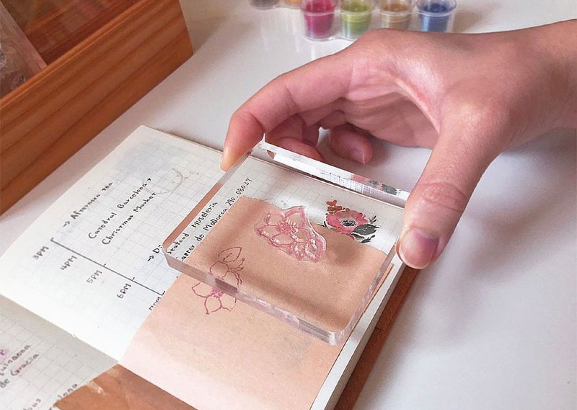 Mu Lifestyle Clear Rubber Stamps "no.15-Flower Days"