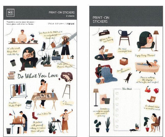 Mu Lifestyle Print On Sticker 080