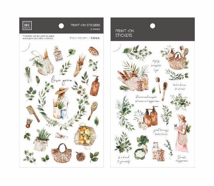 Mu Lifestyle Print On Sticker No 115