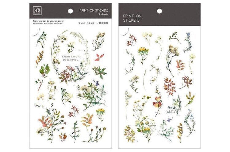 Mu Lifestyle Print On Sticker No 063