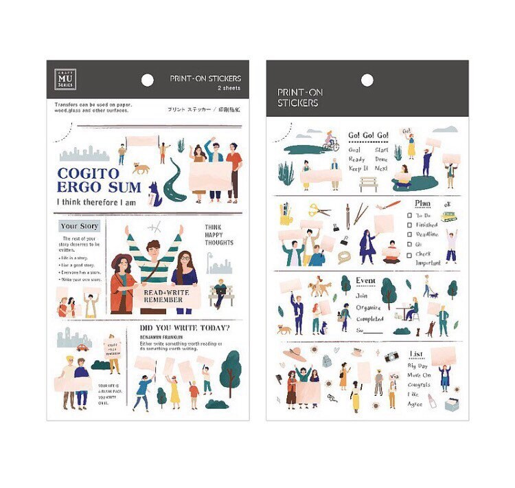 Mu Lifestyle Print On Sticker • 134