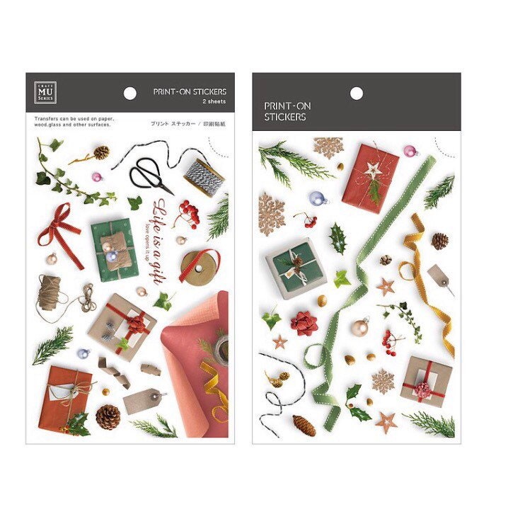 Mu Lifestyle Print On Stickers • Christmas Edition • 09