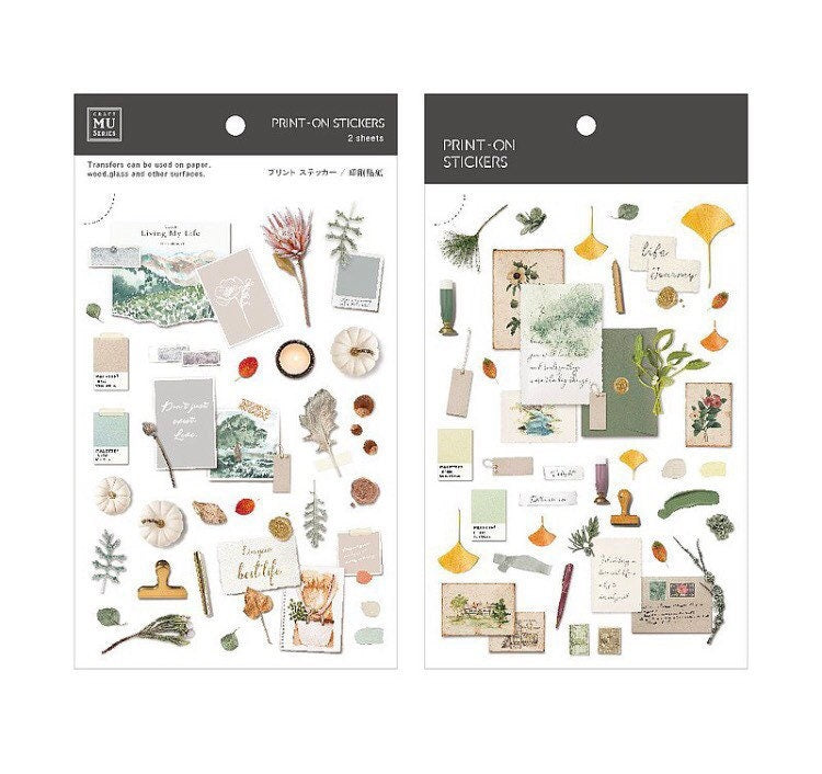 Mu Lifestyle Print On Sticker No 138