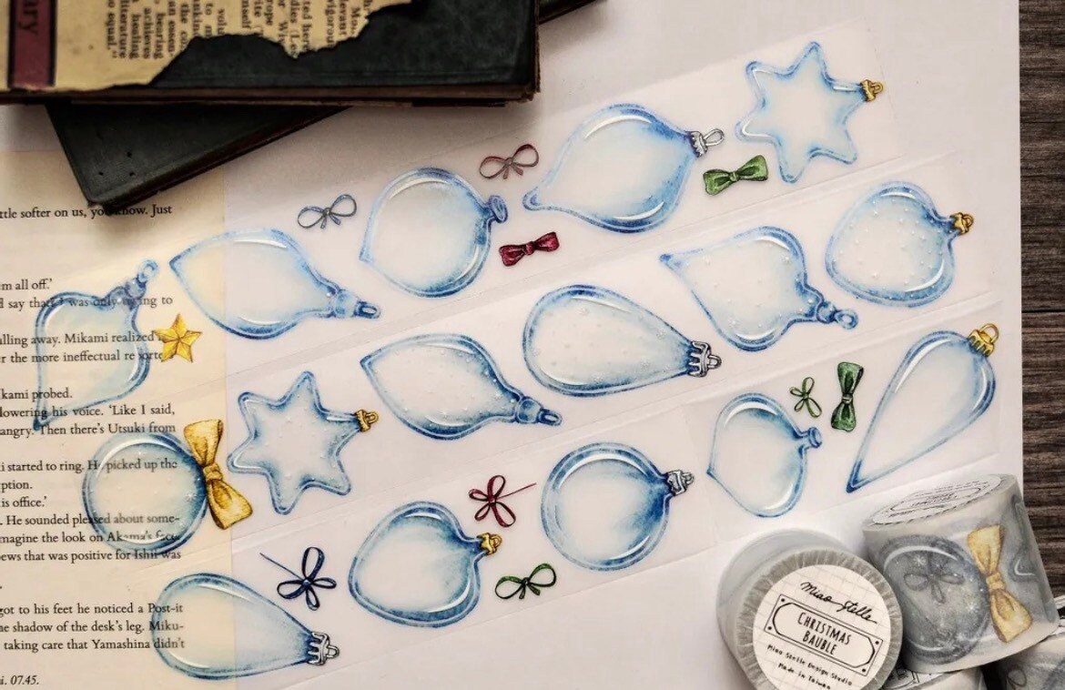 MiaoStelle Matte PET Washitape "Christmas Bauble"