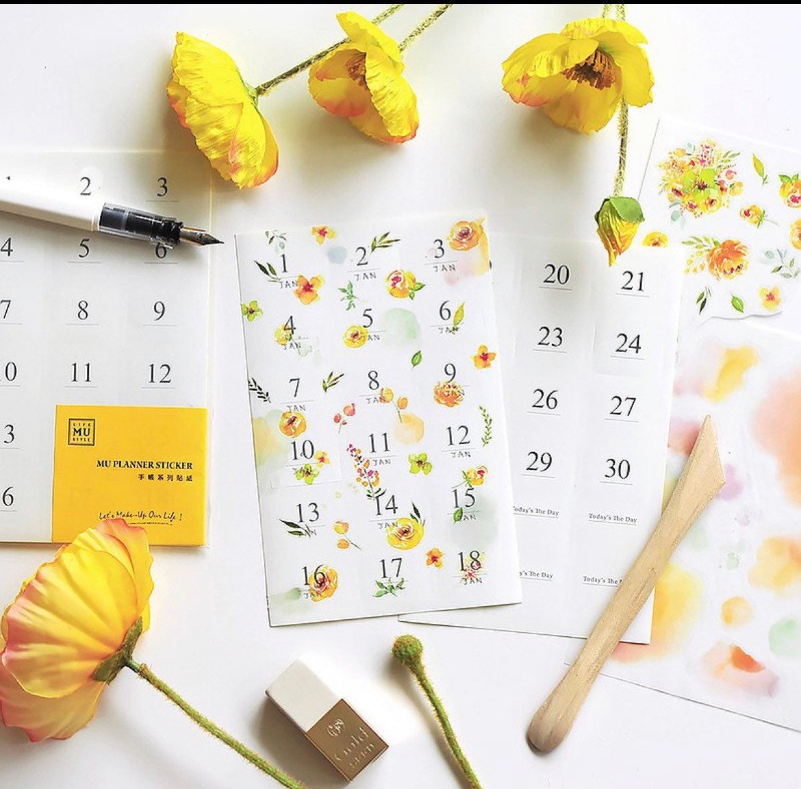 Mu Lifestyle • Planner Number Sticker