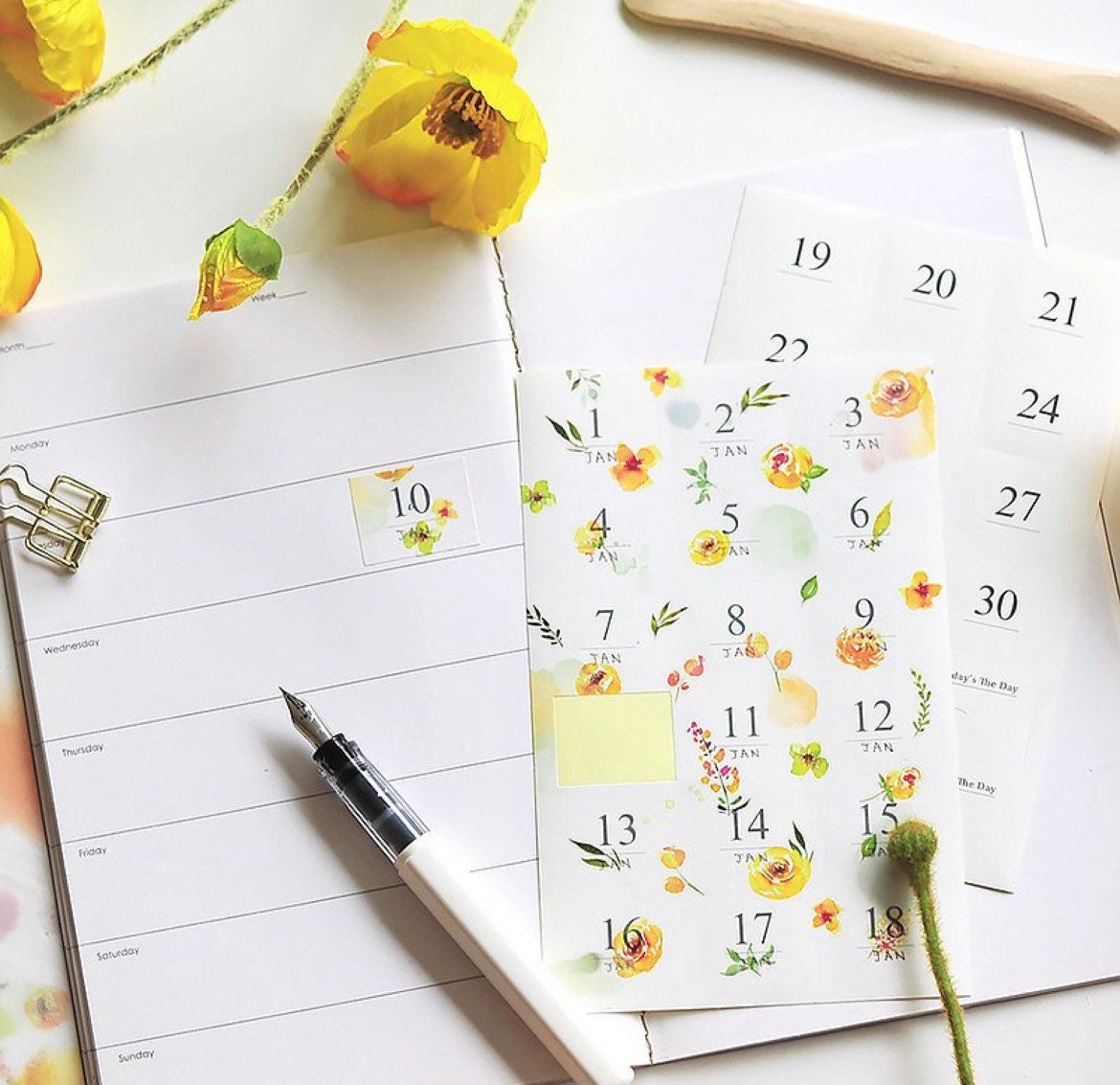 Mu Lifestyle • Planner Number Sticker