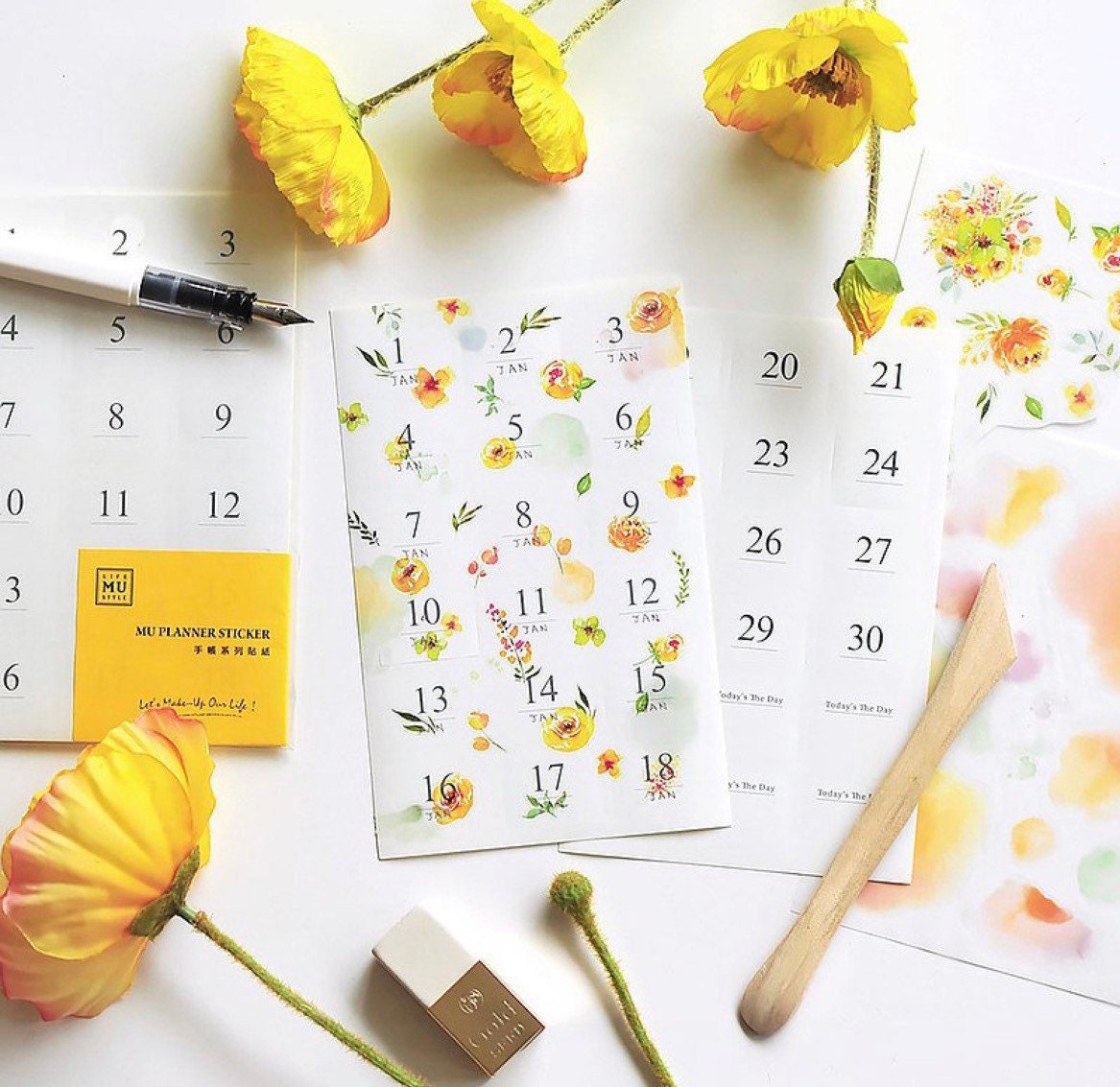 Mu Lifestyle • Planner Number Sticker