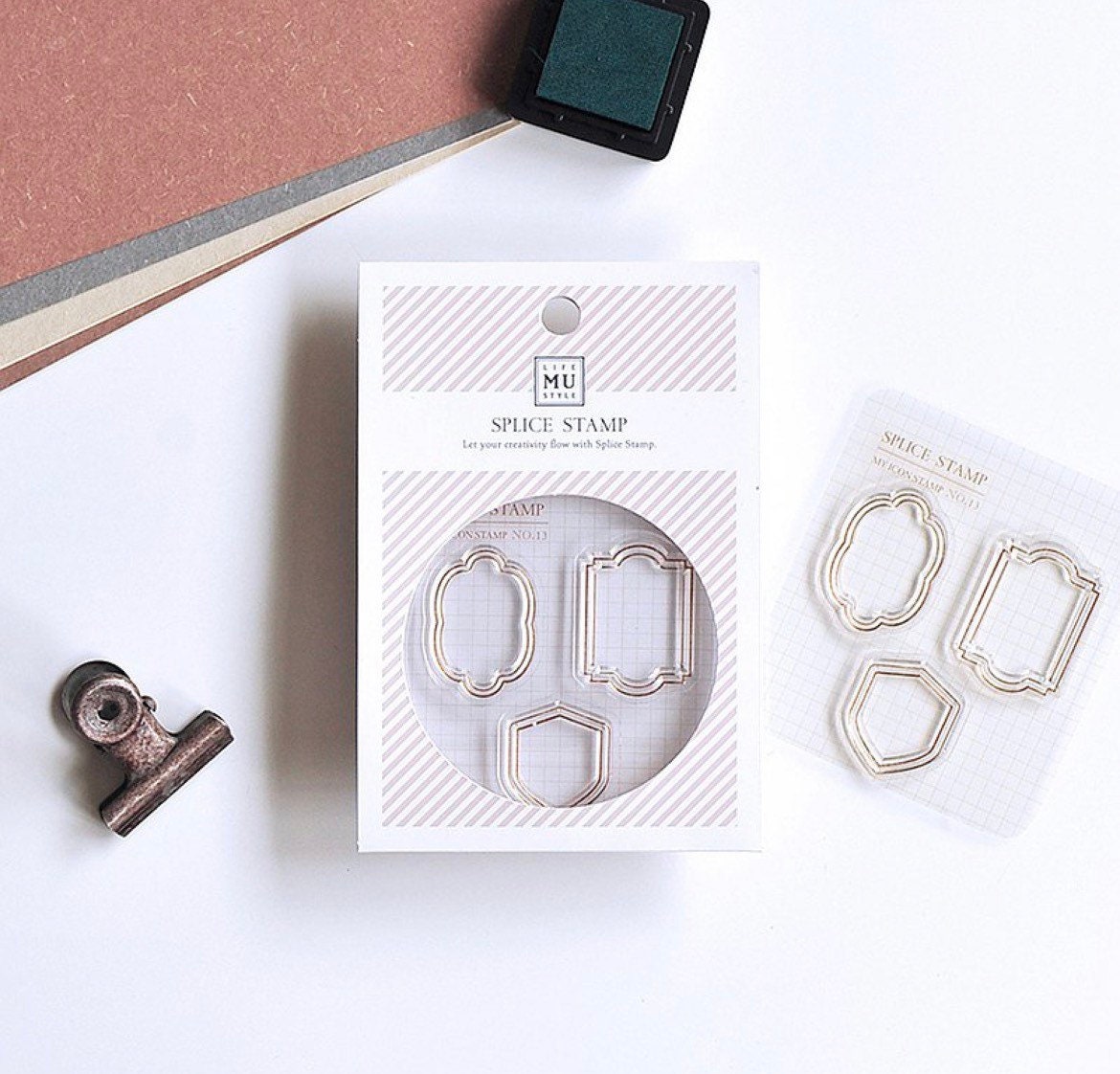 Mu Lifestyle • Clear Rubber Stamps • No 13 Vintage Border