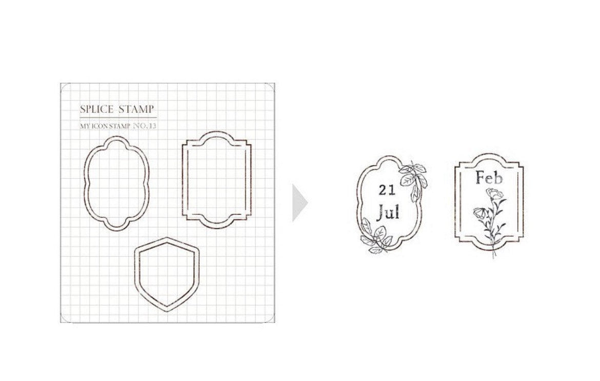 Mu Lifestyle • Clear Rubber Stamps • No 13 Vintage Border