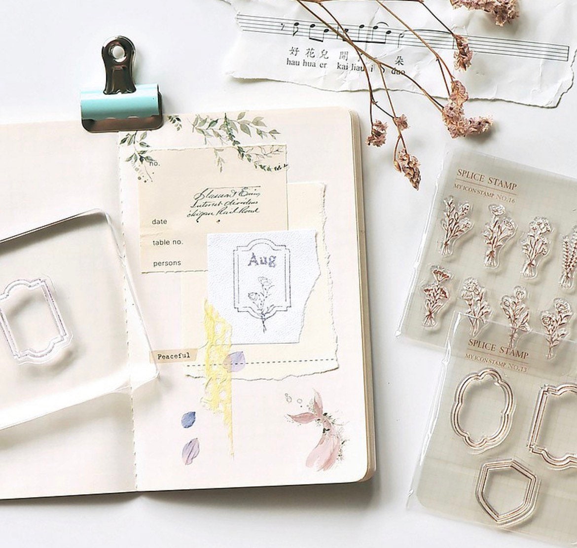 Mu Lifestyle • Clear Rubber Stamps • No 13 Vintage Border