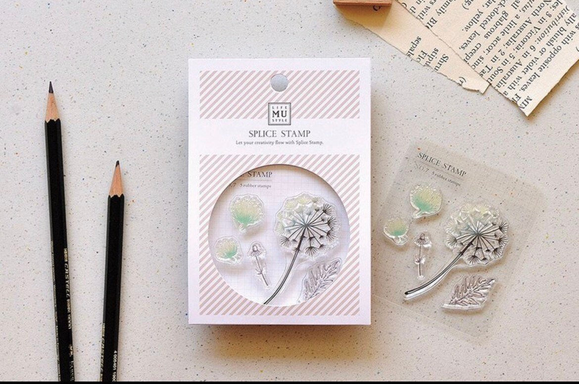 Mu Lifestyle • Clear Stamps • No 07 Dandelion Whisper