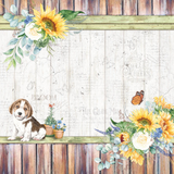 Ciao Bella Paperpad "Farmhouse Garden" 8x8 '' (20,3x20,3 cm)