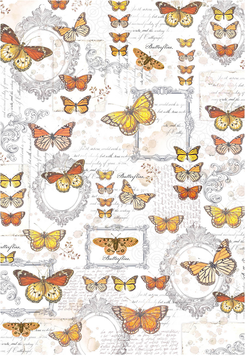 Ciao Bella Vellum Paper Patterns A4 - Enchanted Land