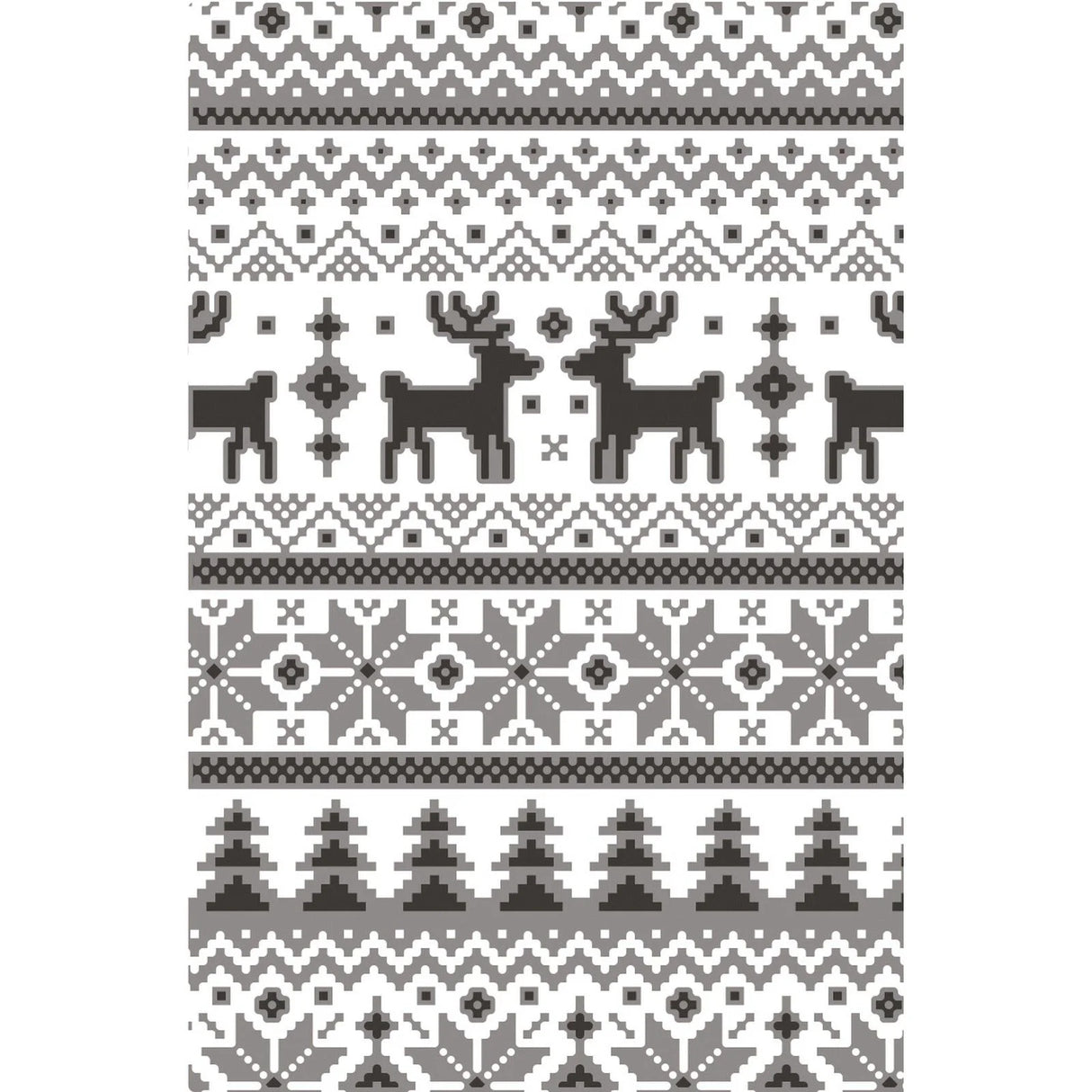Sizzix • Multi-Level Texture Fades Prägefolder Holiday Knit