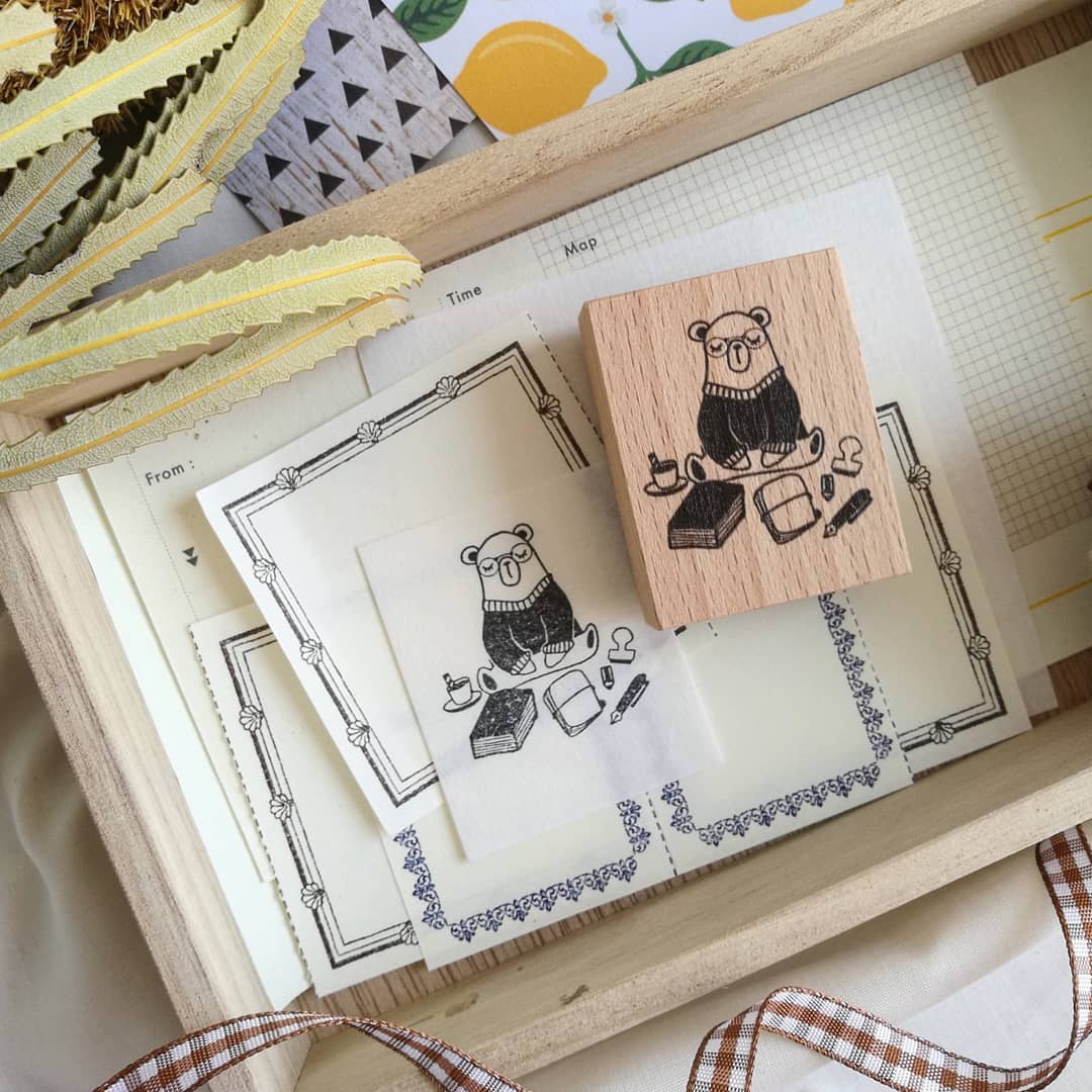 Preorder!! Eileen Tai - Rubber Stamps - Daily Bears Series