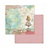 Stamperia paperpad ''Alice'' (8"x 8")