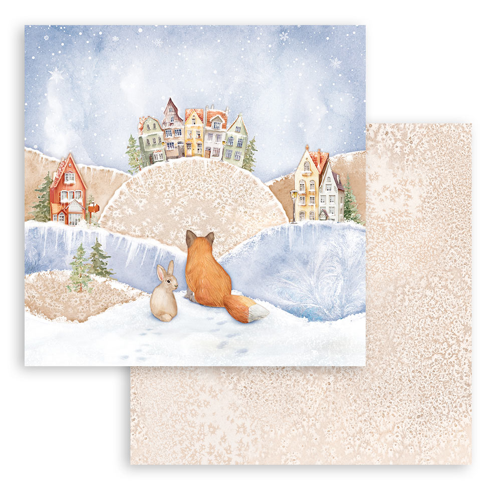 Stamperia Paperpad "Winter Valley" 8"x 8"