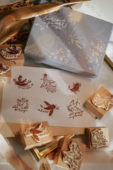 Meow Illustration Stamp Set "Love and Peace"