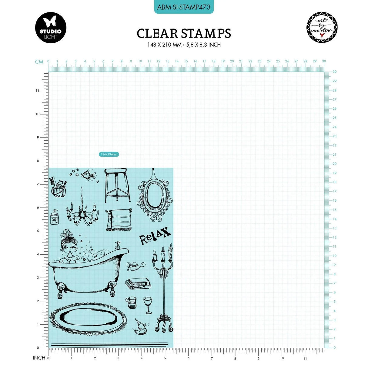 Studio Light • Signature Collection Clear Stamp • Mindfulness