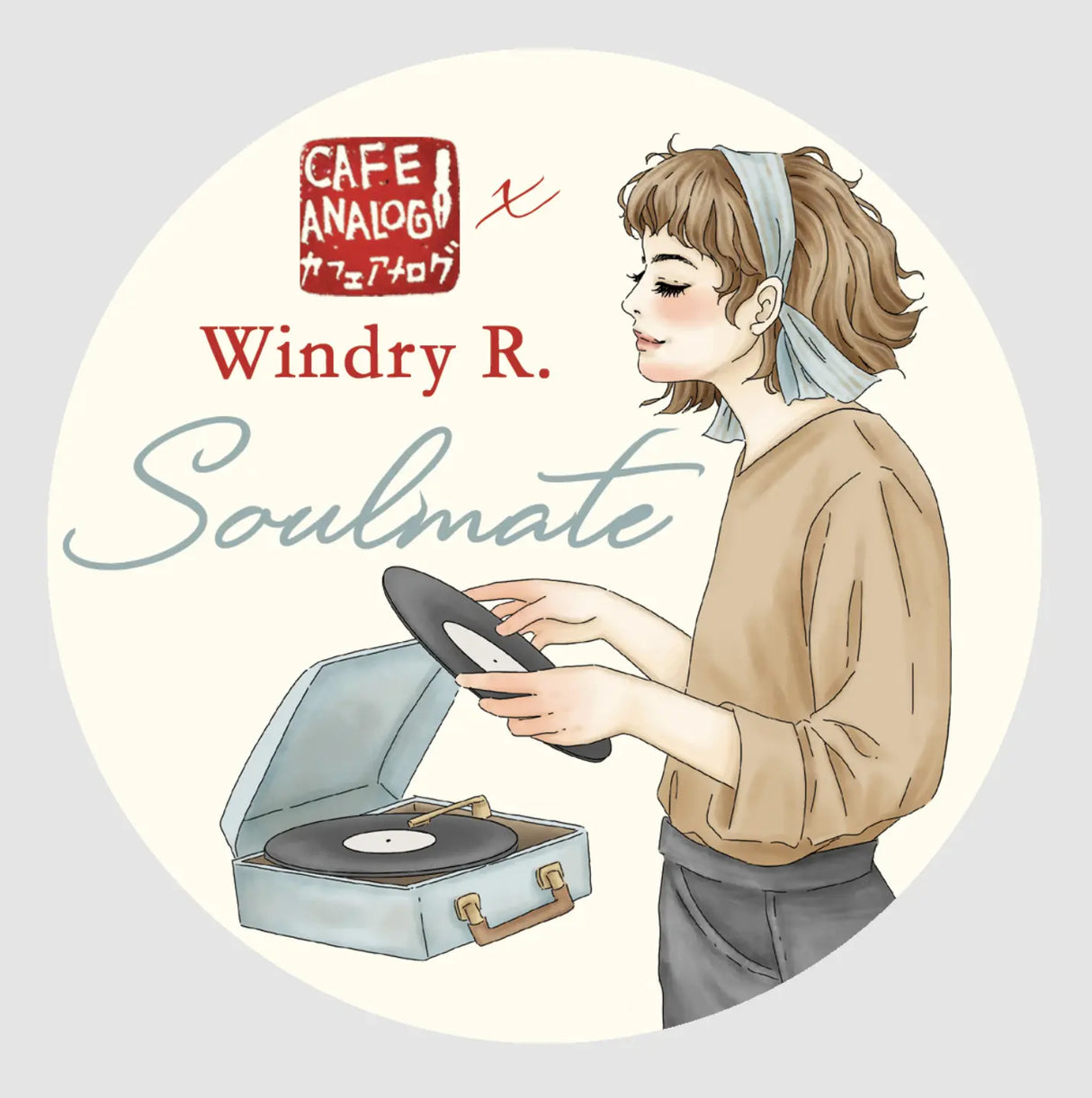 PRESALE!!! Windry x Cafe Analog matte PET Tape "Soulmate"