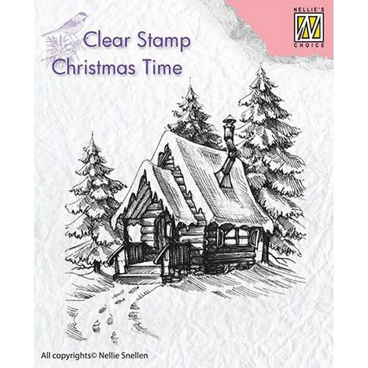 Nellie Snellen • Weihnachten Silikonenstempeln - Snowy House-2