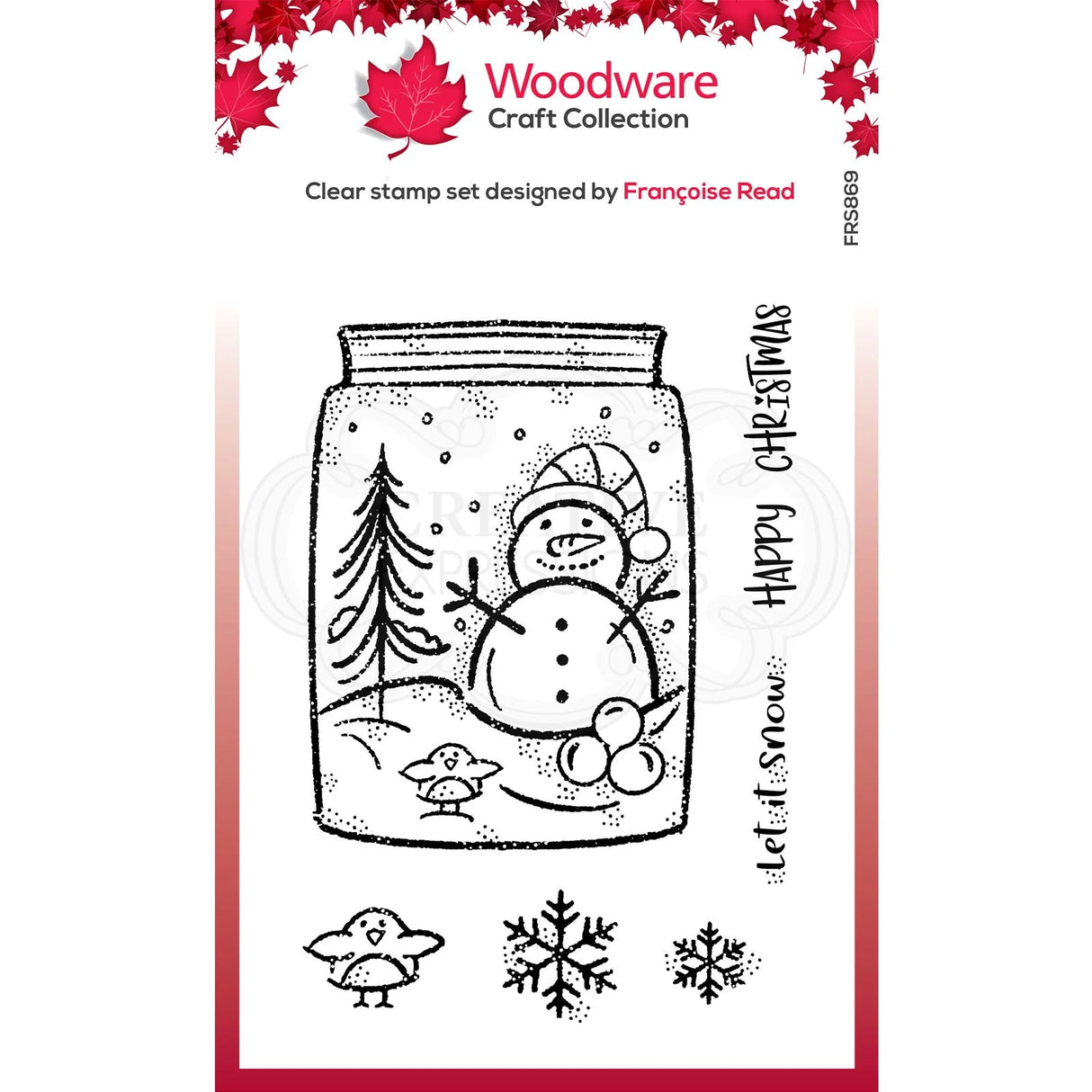 Woodware • Clear singles stempel - Snow jar