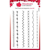 Woodware • Clear singles stempel Set - Doodle Stitches
